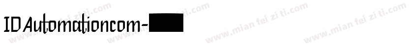 IDAutomationcom字体转换