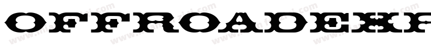 OffroadExpanded-Regu字体转换