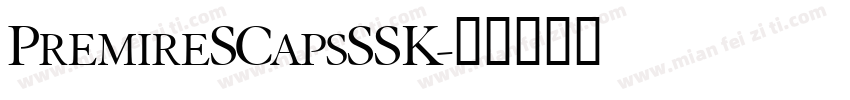 PremireSCapsSSK字体转换