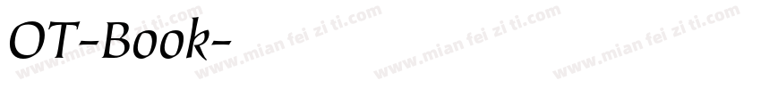 OT-Book字体转换