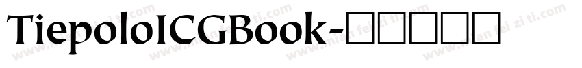 TiepoloICGBook字体转换