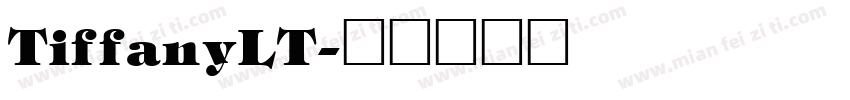 TiffanyLT字体转换