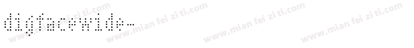 digfacewide字体转换