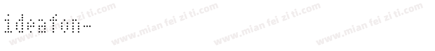 ideafon字体转换