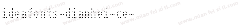 ideafonts-dianhei-ce字体转换