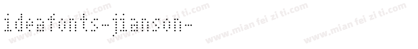 ideafonts-jianson字体转换