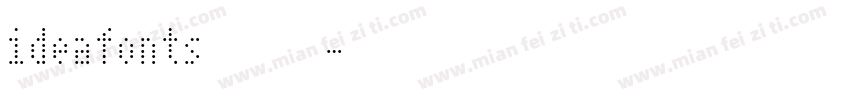 ideafonts黑楷字体转换