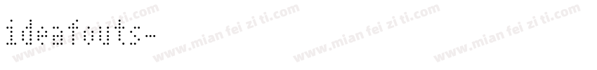 ideafouts字体转换