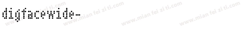 digfacewide字体转换