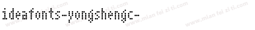 ideafonts-yongshengc字体转换