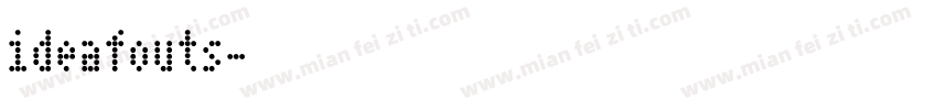 ideafouts字体转换