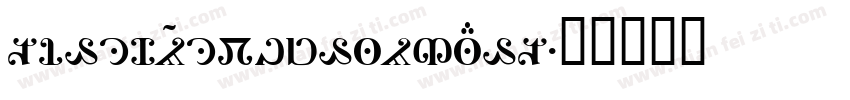 TimesNewRomanPAMT字体转换