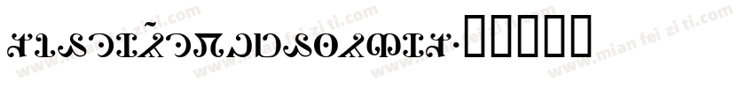 TimesNewRomanPST字体转换