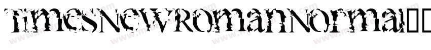 TimesNewRomanNormal字体转换