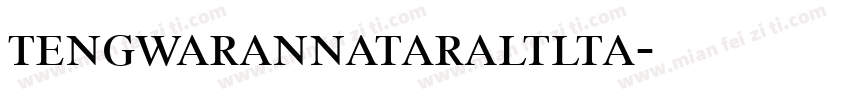 tengwarannataraltlta字体转换