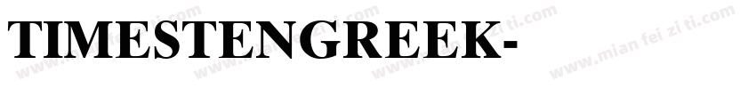 TIMESTENGREEK字体转换