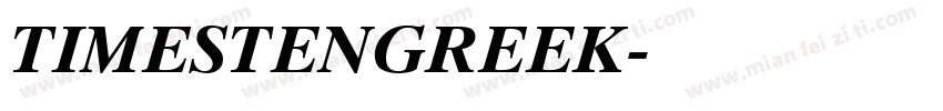 TIMESTENGREEK字体转换