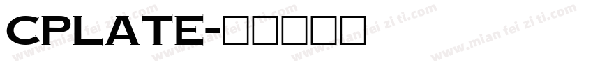 CPlate字体转换