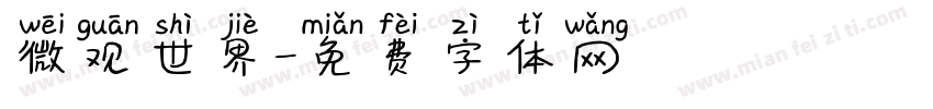 微观世界字体转换