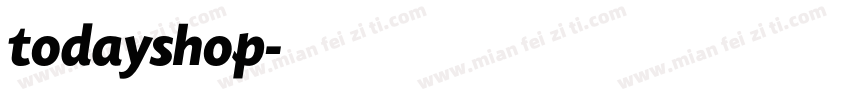 todayshop字体转换