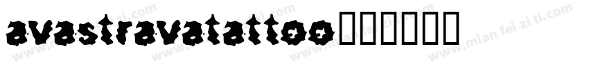 avastravatattoo字体转换