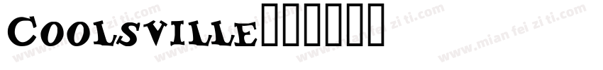 Coolsville字体转换