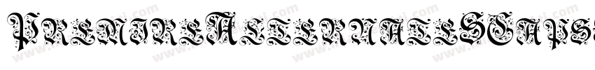 PremireAlternateSCapsSSK字体转换