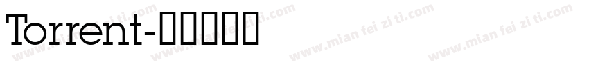 Torrent字体转换