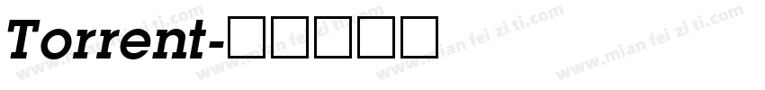 Torrent字体转换