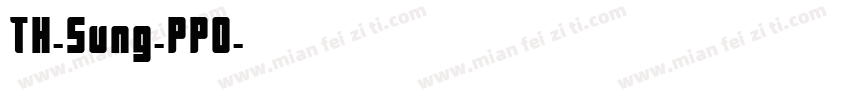 TH-Sung-PP0字体转换