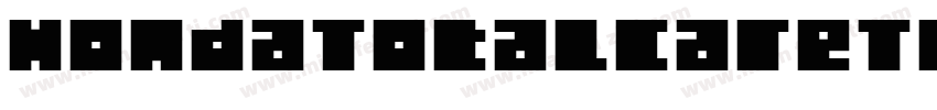 HondaTotalCareTP字体转换