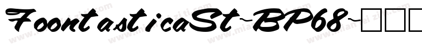 FoontasticaSt-BP68字体转换