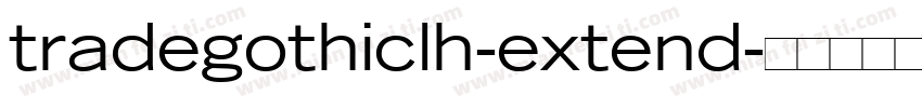 tradegothiclh-extend字体转换