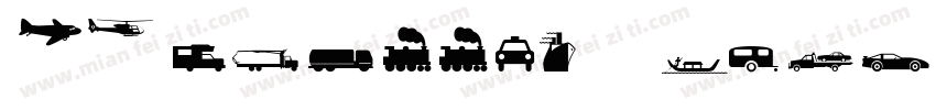 PFTraffic-Bold字体转换