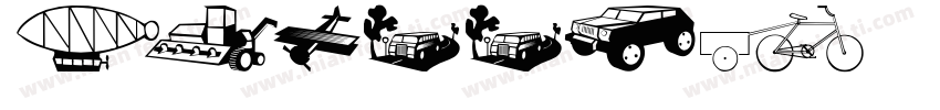traffic字体转换