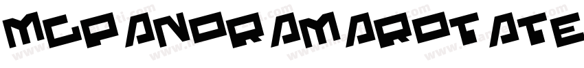 MgPanOramaRotate字体转换