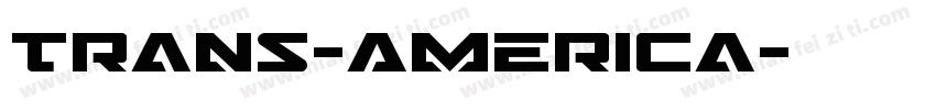 Trans-America字体转换