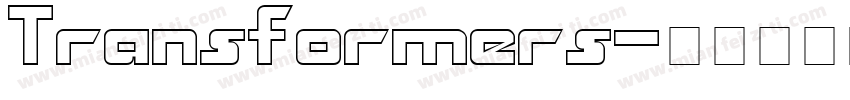 Transformers字体转换