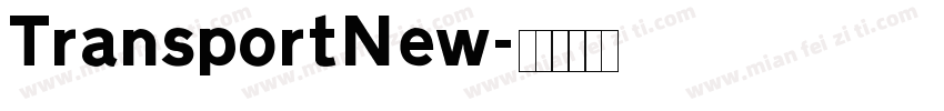 TransportNew字体转换