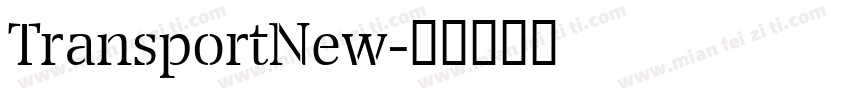 TransportNew字体转换