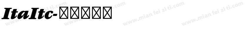 ItaItc字体转换 ItaItc字体转换