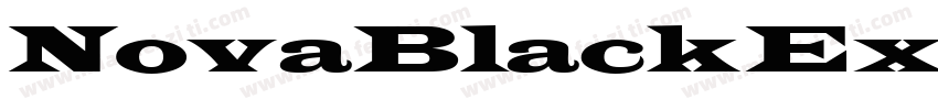 NovaBlackExpandedSSK字体转换