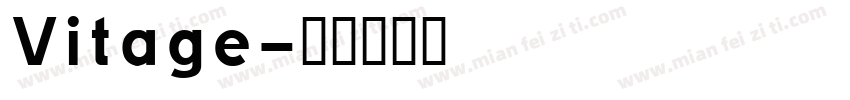 Vitage字体转换