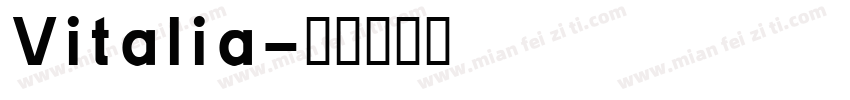 Vitalia字体转换