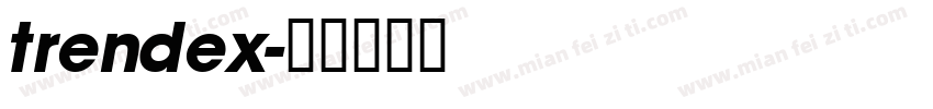 trendex字体转换