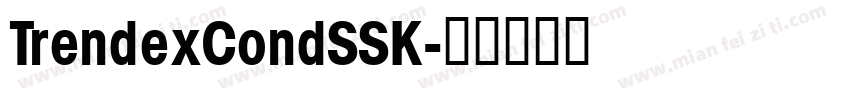 TrendexCondSSK字体转换