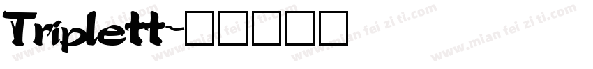 Triplett字体转换