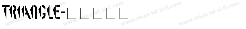 Triangle字体转换