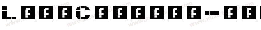 LockClock字体字体转换