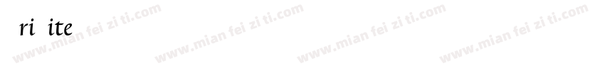 Trinite字体转换